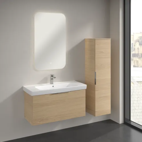 VILLEROY BOCH Vysoká skříň Architectura, 1 dveře, 350 x 1400 x 364 mm, dub severský #B89601VJ, obrázek 3