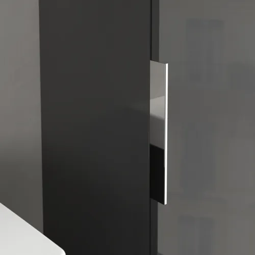 VILLEROY BOCH Vysoká skříň Architectura, 1 dveře, 350 x 1400 x 364 mm, šedá #B89601VT, obrázek 6