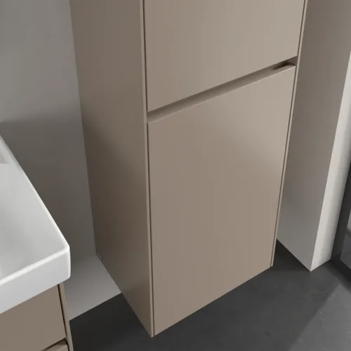 VILLEROY BOCH Vysoká skříň Collaro, 2 dveře, 454 x 1538 x 349 mm, taupe / taupe #C03401VM, obrázek 7