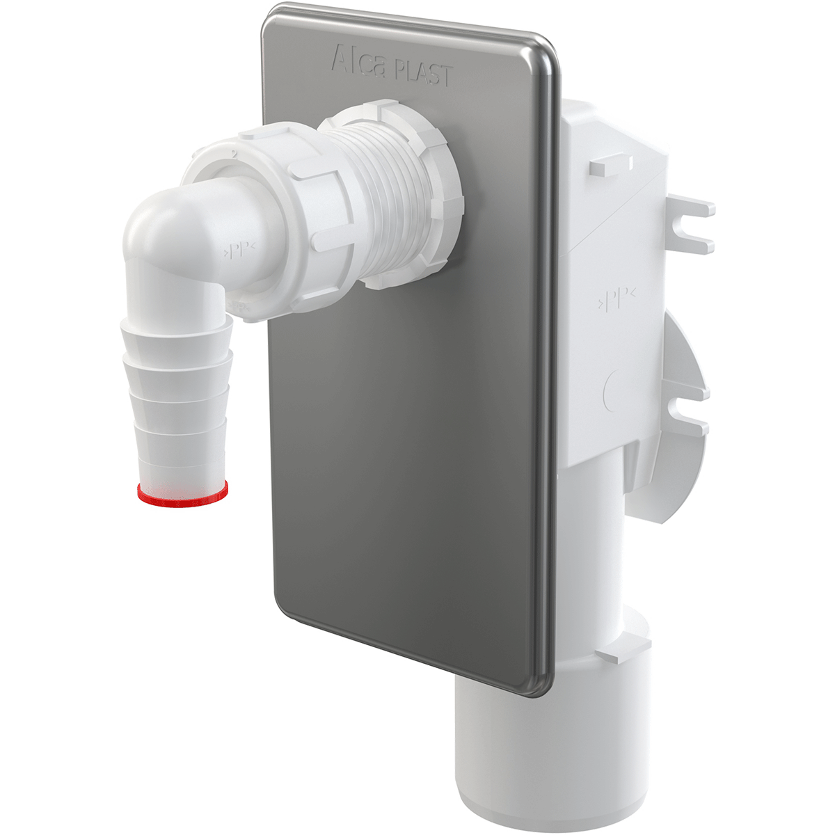 ALCA PLAST sifon pračkový pod omítku DN 50/40 chrom #APS3
