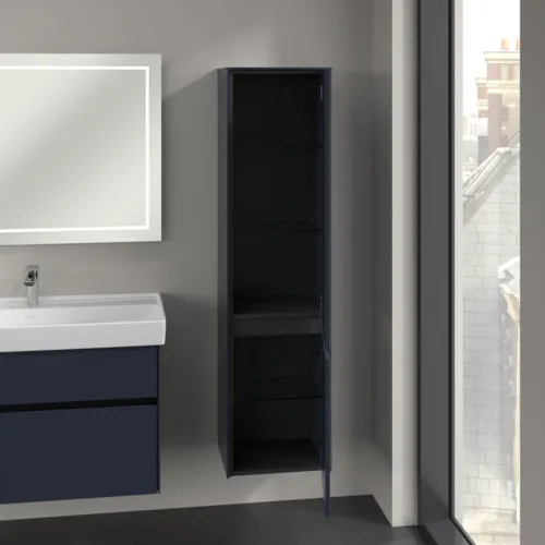 VILLEROY BOCH Vysoká skříň Collaro, 2 dveře, 404 x 1538 x 349 mm, Marine Blue / Marine Blue #C03301VQ, obrázek 5