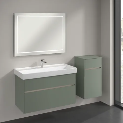 VILLEROY BOCH Boční skříňka Collaro, 1 dvířka, 1 zásuvka, 404 x 748 x 349 mm, Soft Green / Soft Green #C03201AF, obrázek 3