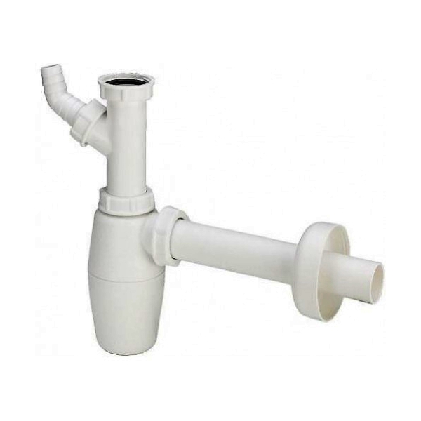 VIEGA sifon umyvadlový lahvový 1 1/4"x 1 1/2" s připojením vody 326319 / 5727