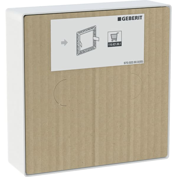 GEBERIT Kryt pro hrubou montáž Geberit pro plošně zalícovanou krycí desku, pro funkční box pod omítku #244.654.00.1