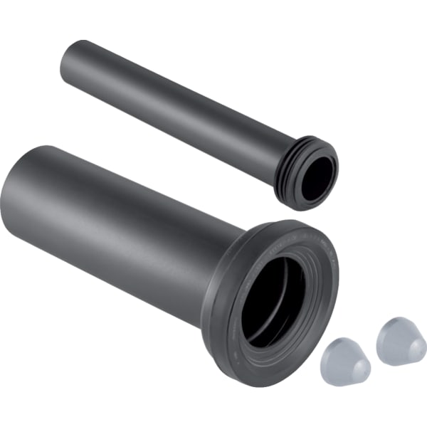 GEBERIT Odpadní připojovací sada Geberit pro závěsné WC, délka 30 cm chrom / Matný #152.439.46.1