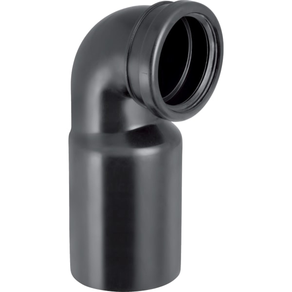 GEBERIT Připojovací koleno Geberit PE 90° pro závěsné WC, s rozšířením #366.925.16.1