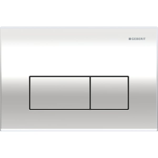 GEBERIT Ovládací tlačítko Geberit Kappa50, pro 2 množství splachování chrom / Lesklý #115.260.21.1