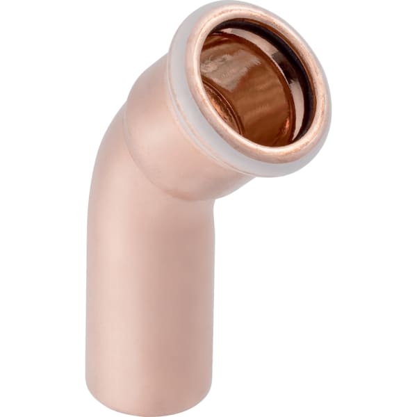 GEBERIT Mapress měděný ohyb s koncovkou pro zasunutí #60713