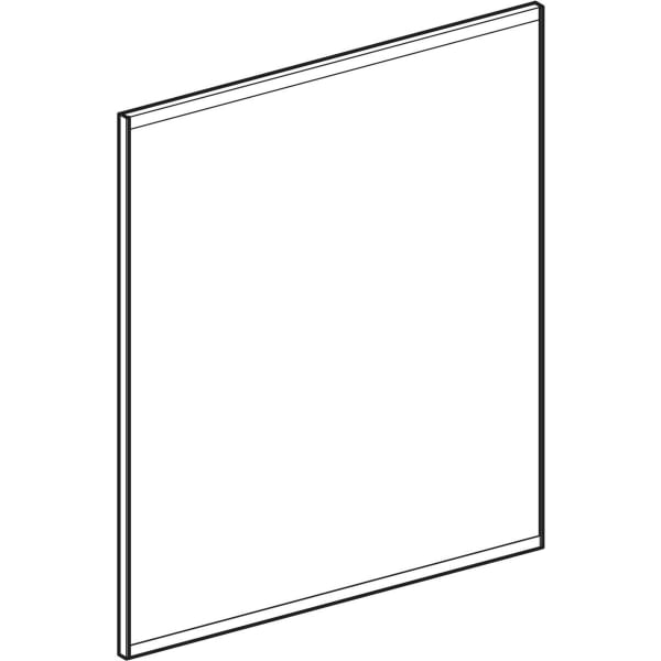 GEBERIT Zrcadlo s osvětlením Geberit Option Plus Square s přímým a nepřímým osvětlením Hliník eloxovaný #502.781.00.1