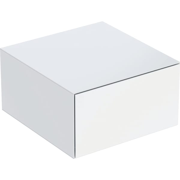 GEBERIT Boční skříňka Geberit ONE s jednou zásuvkou Bílá / Lakované s vysokým leskem #505.078.00.1