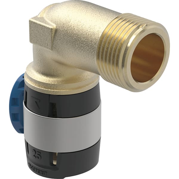 GEBERIT Přechodové koleno Geberit FlowFit 90° s vnějším závitem, dlouhé #620.526.00.1