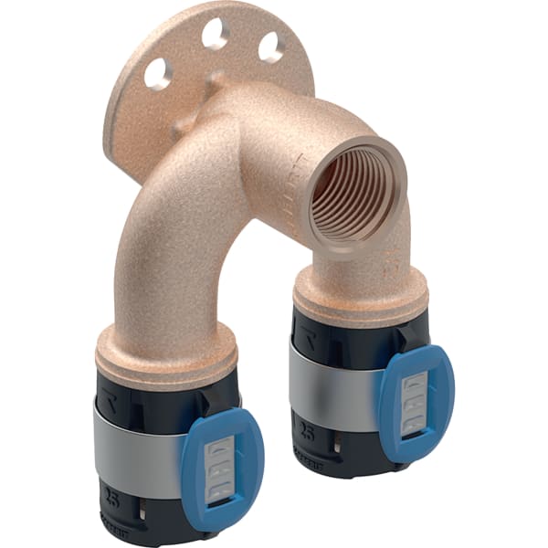 GEBERIT Průchozí nástěnka Geberit FlowFit 90° #620.830.00.1