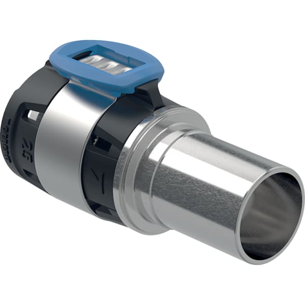 GEBERIT Přechodka Geberit FlowFit na Geberit Mapress, se zásuvným koncem, nerezová ocel #620.252.00.1