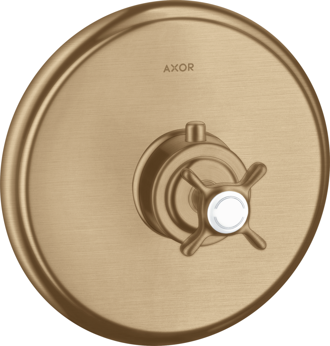 HANSGROHE Skrytý termostat AXOR Montreux s křížovou rukojetí #16810140 - kartáčovaný bronz