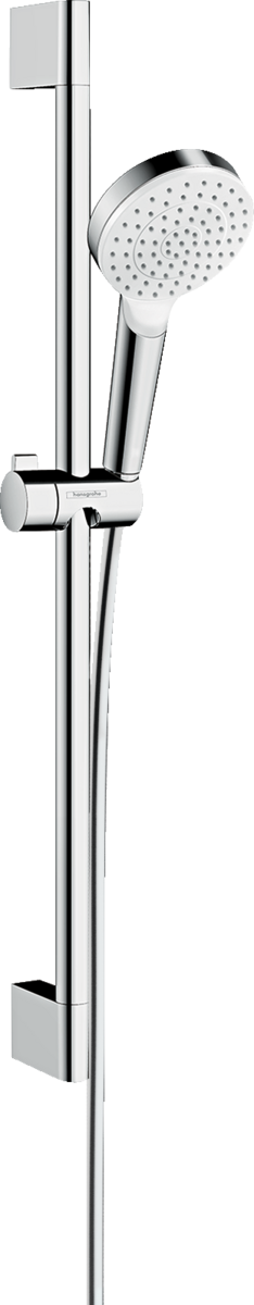 HANSGROHE Crometta Sprchová sada 1jet EcoSmart+ se sprchovou tyčí 65 cm #26554400 - bílá/chrom