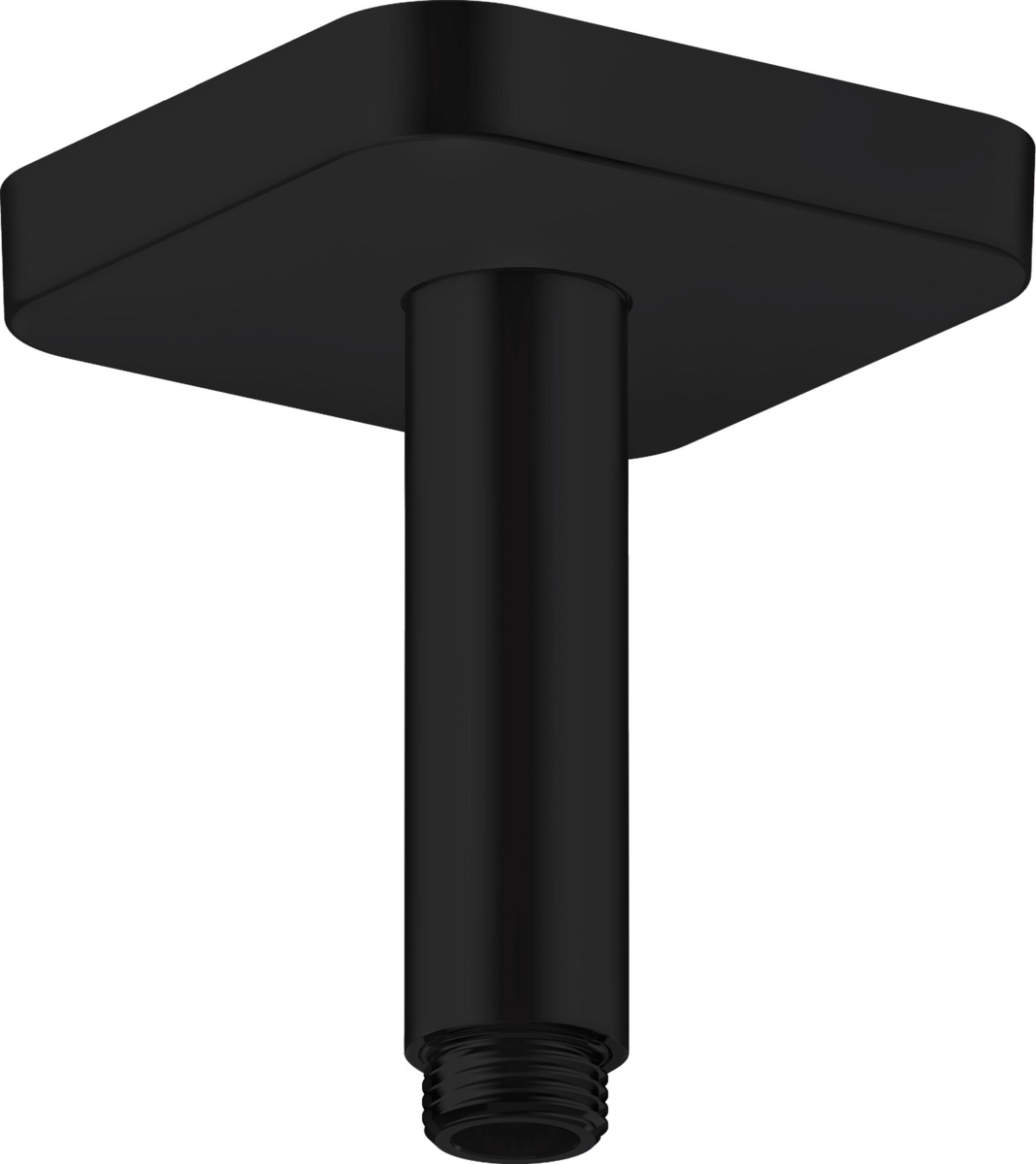 HANSGROHE AXOR ShowerSolutions Přívod od stropu 100 mm, softsquare #26965670 - matná černá