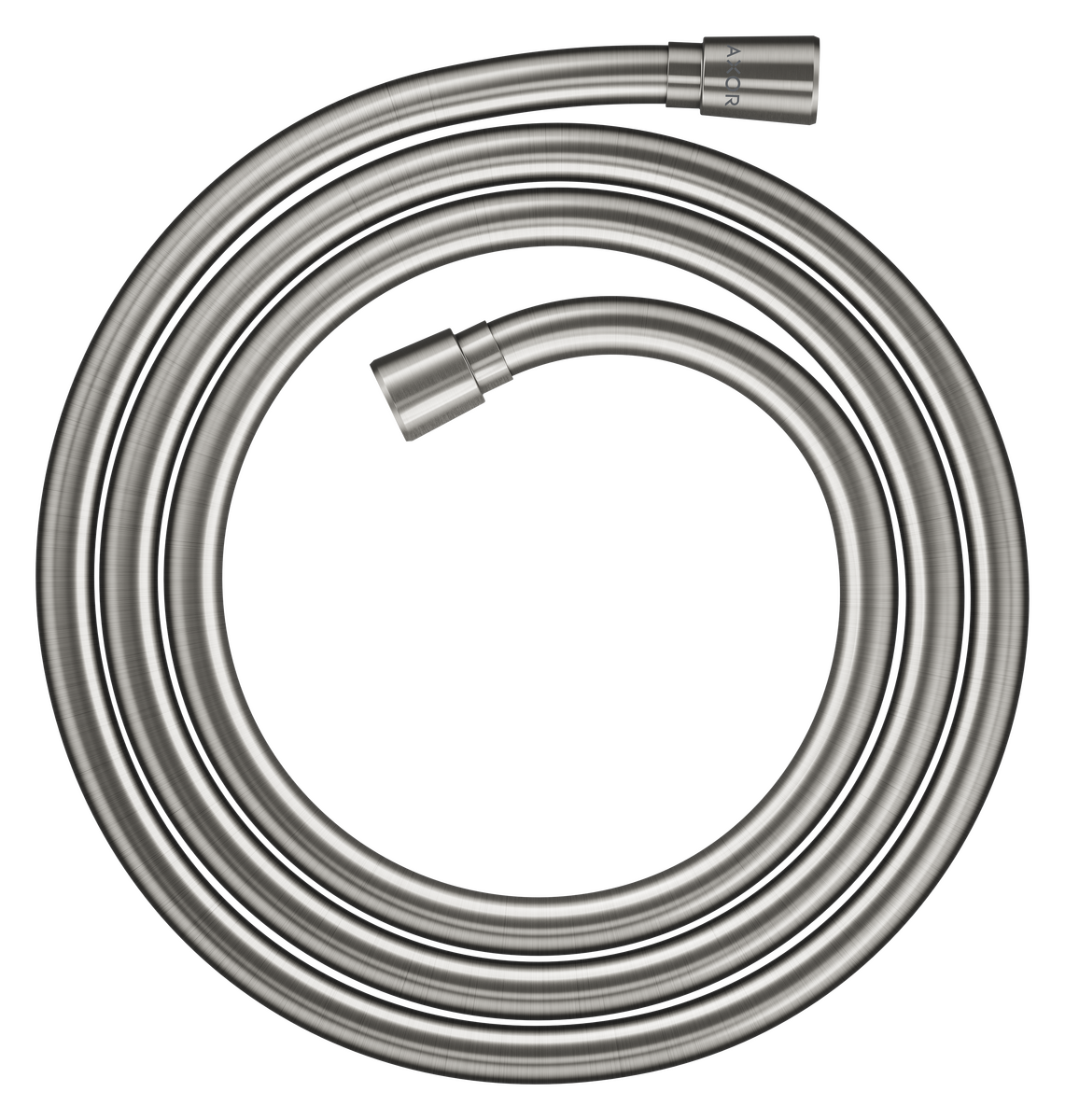 HANSGROHE Sprchová hadice s kovovým efektem 2,00 m s kónickými maticemi #28624800 - Optická nerezová ocel