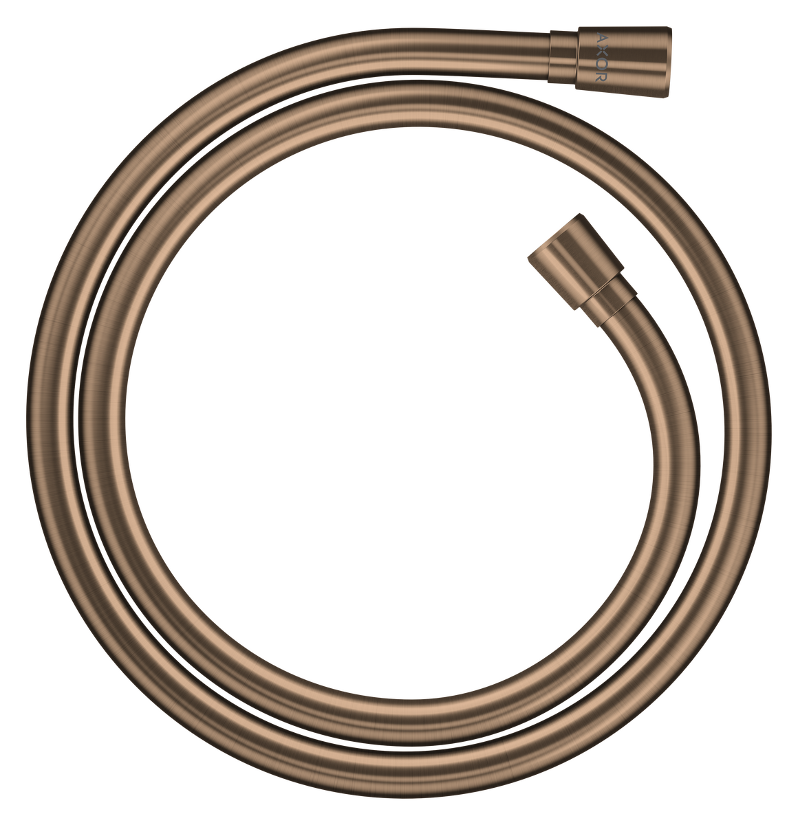 HANSGROHE Sprchová hadice s kovovým efektem 1,25 m s kónickými maticemi #28622310 - Brushed Red Gold