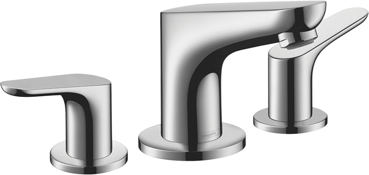 HANSGROHE Focus 3otvorová umyvadlová baterie 100 s odtokovou soupravou s táhlem #31937000 - chrom