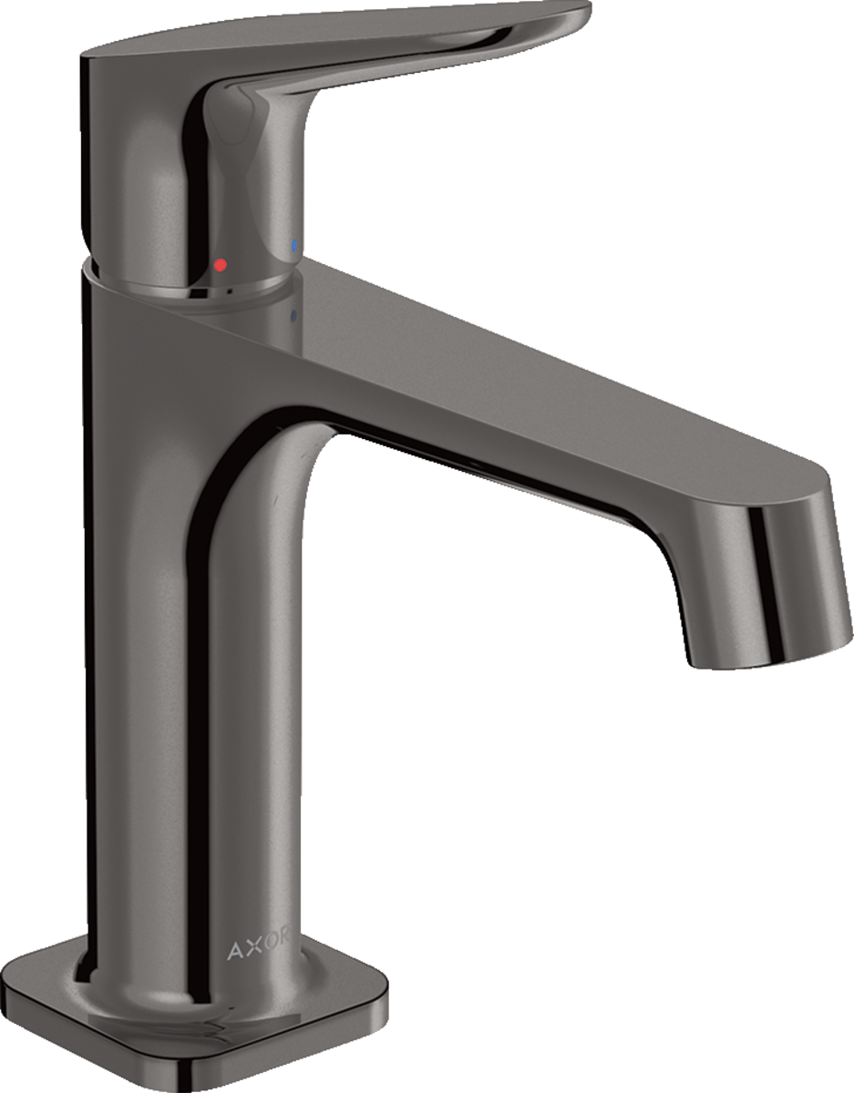 HANSGROHE AXOR Citterio M jednopáková umyvadlová baterie 100 s výsuvným odpadem #34017330 - leštěný černý chrom