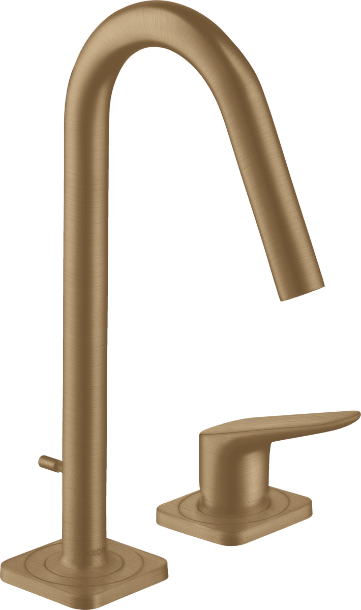 HANSGROHE AXOR Citterio M 2-otvorová umyvadlová baterie 160 s výsuvným odpadem #34132140 - kartáčovaný bronz