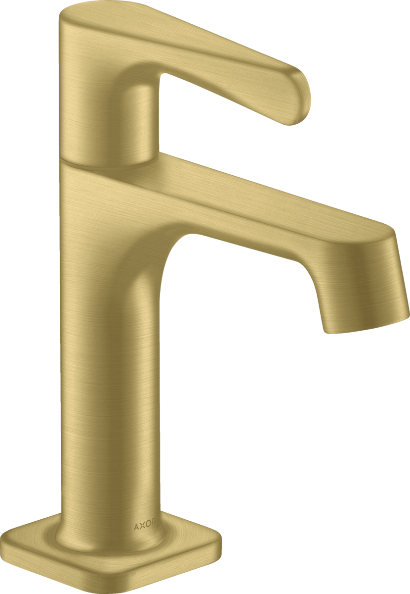 HANSGROHE Sloupová vodovodní baterie AXOR Citterio M 90 bez výsuvného odpadu #34130950 - kartáčovaná mosaz