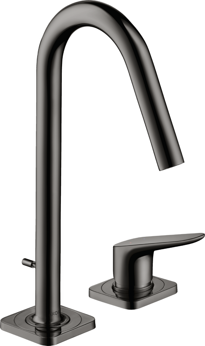 HANSGROHE AXOR Citterio M 2-otvorová umyvadlová baterie 160 s výsuvným odpadem #34132330 - leštěný černý chrom