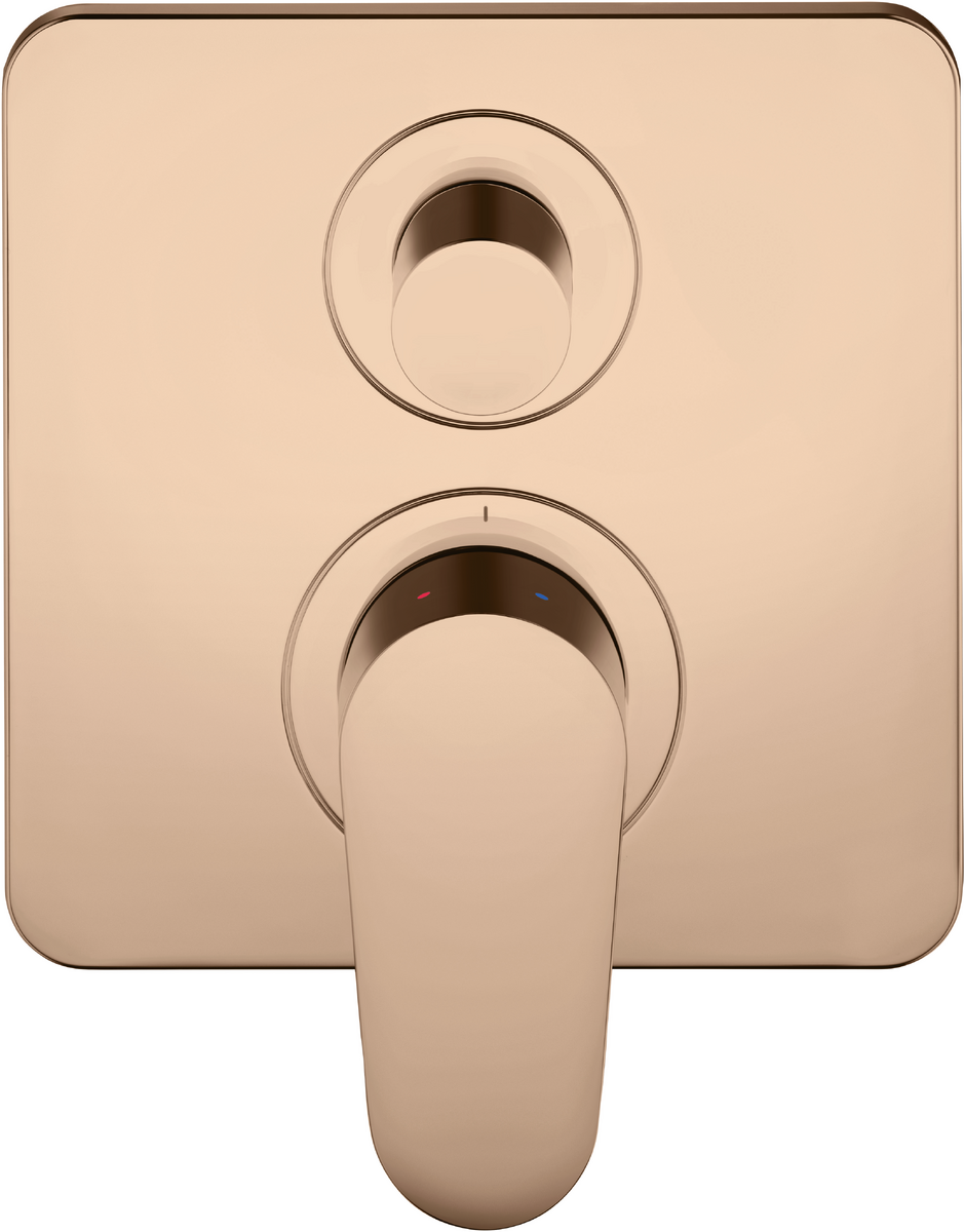 HANSGROHE AXOR Citterio M podomítková jednopáková vanová baterie #34425300 - Leštěné červené zlato