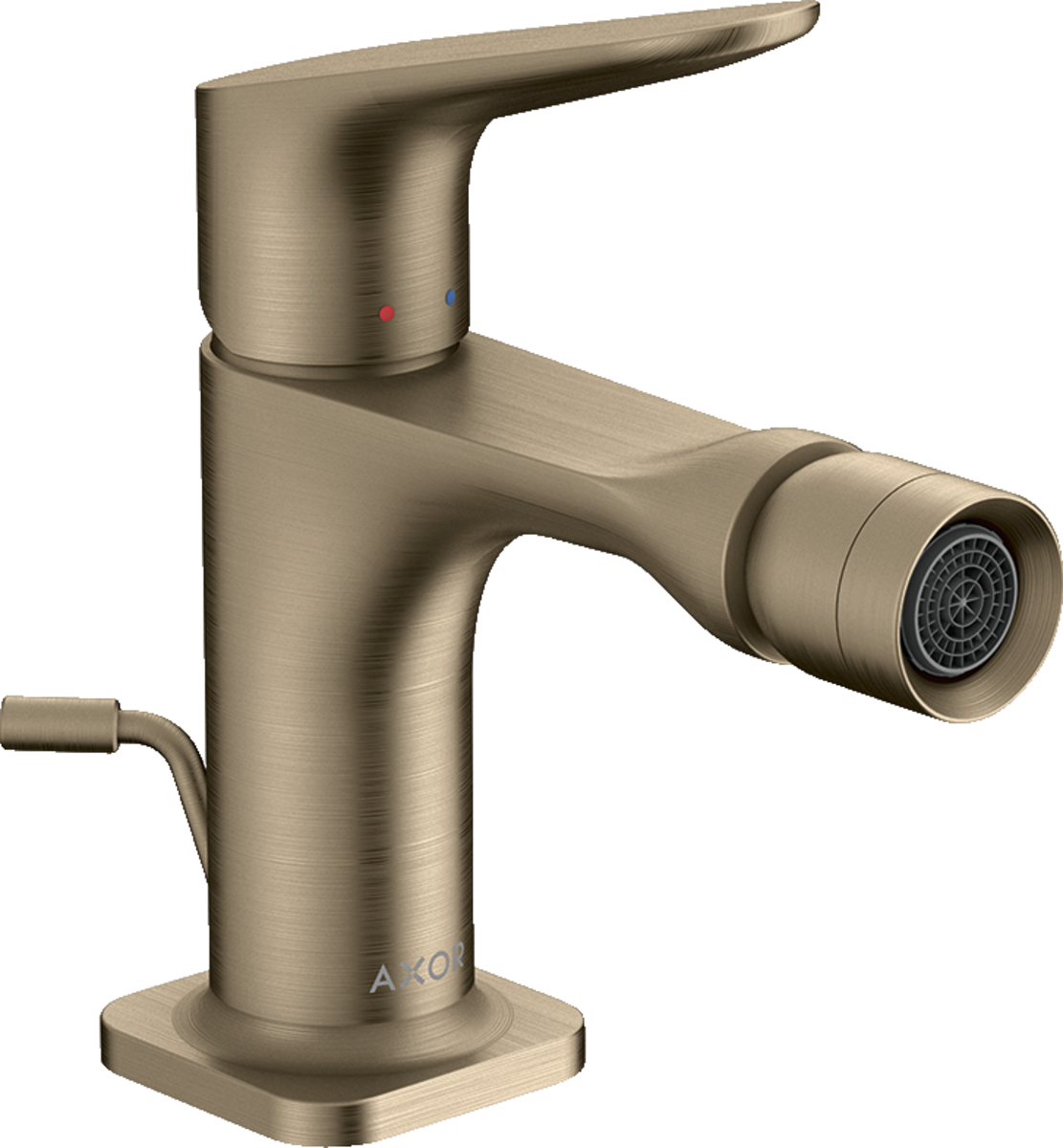 HANSGROHE AXOR Citterio M jednopáková bidetová baterie s vyskakovacím odtokem #34210820 - kartáčovaný nikl