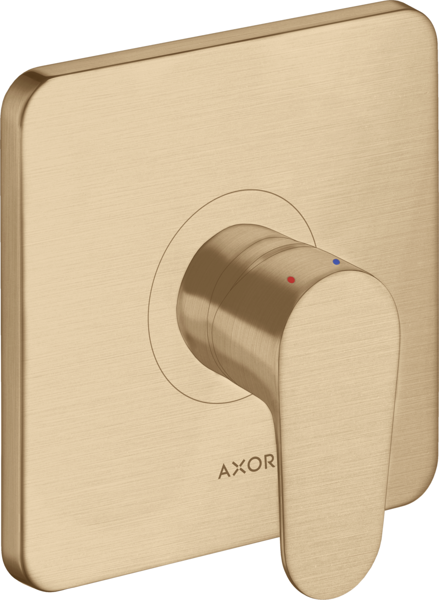 HANSGROHE AXOR Citterio M podomítková jednopáková sprchová baterie #34625140 - kartáčovaný bronz