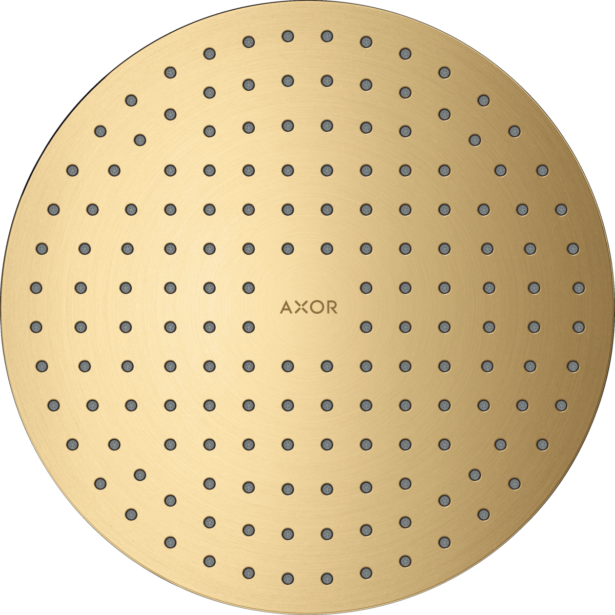 HANSGROHE Sprchová hlavice AXOR ShowerSolutions 250 2jet integrovaná do stropu #35298250 - Brushed Gold Optic