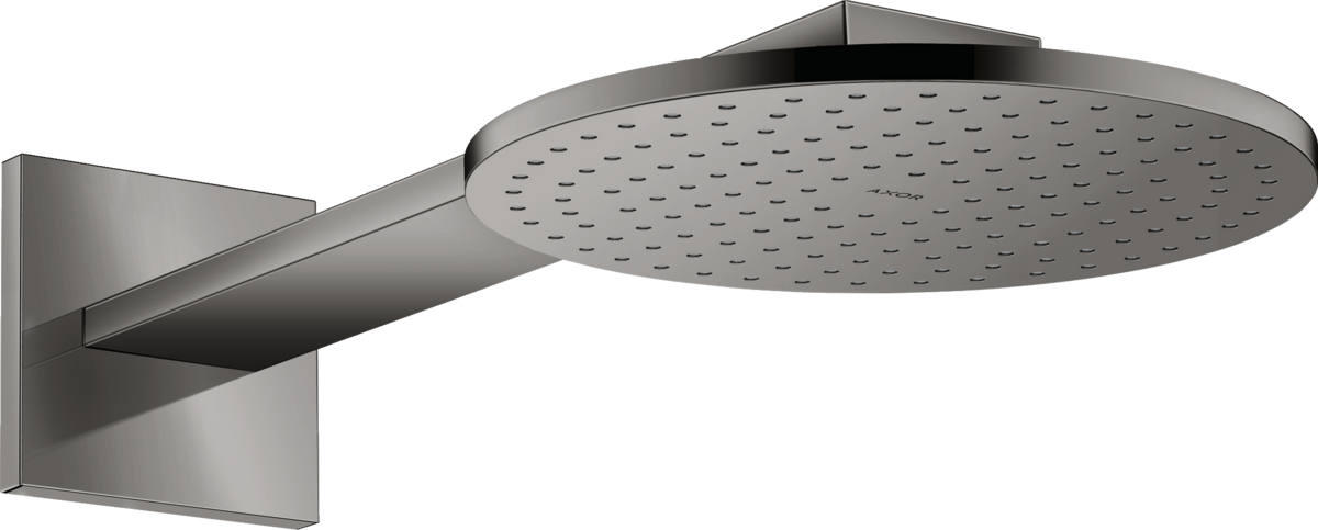 HANSGROHE AXOR ShowerSolutions horní sprcha 250 1jet se sprchovým ramenem #35284330 - Leštěný černý chrom