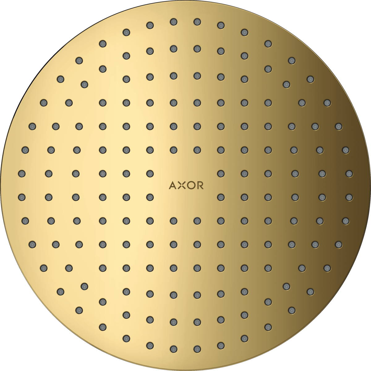 HANSGROHE Sprchová hlavice AXOR ShowerSolutions 250 2jet integrovaná do stropu #35298990 - Polished Gold Optic