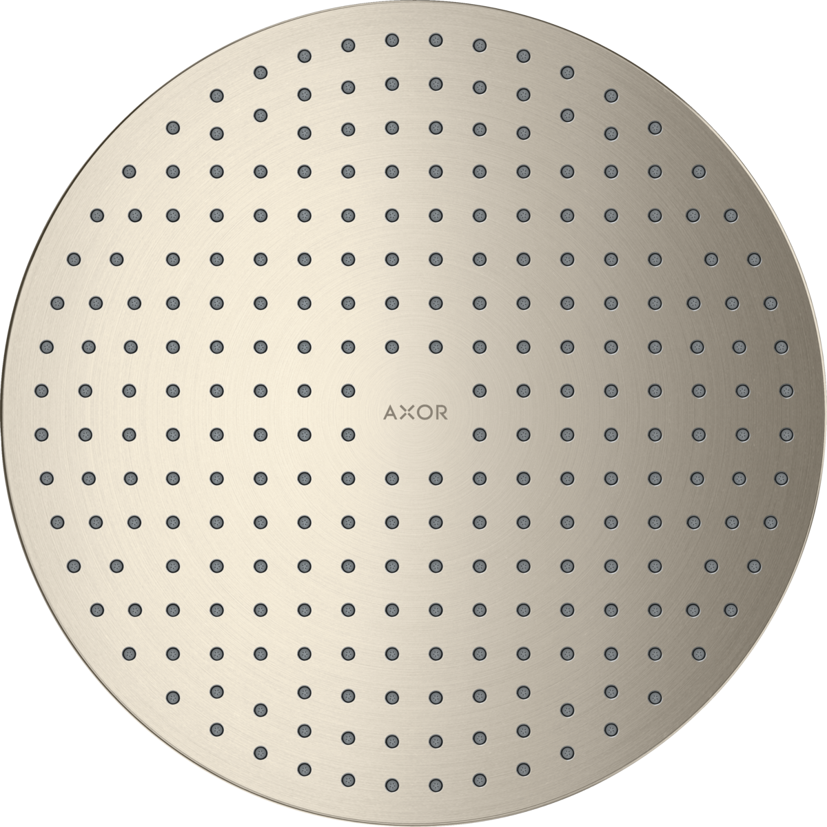 HANSGROHE AXOR ShowerSolutions Horní sprcha 300 2jet, stropní instalace #35305820 - kartáčovaný nikl