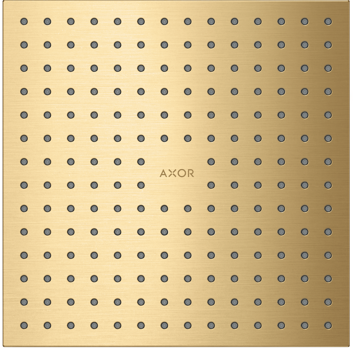 HANSGROHE Sprchová hlavice AXOR ShowerSolutions 250/250 2jet integrovaná do stropu #35313250 - Brushed Gold Optic