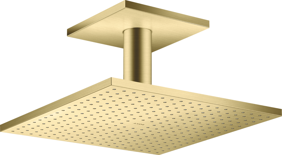 HANSGROHE Sprchová hlavice AXOR ShowerSolutions 300/300 2jet se stropním připojením #35320950 - Brushed Brass