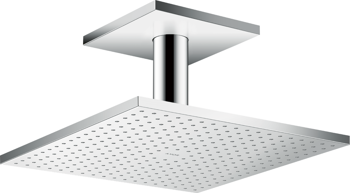 HANSGROHE AXOR ShowerSolutions Horní sprcha 300/300 2jet s přívodem od stropu #35320000 - chrom