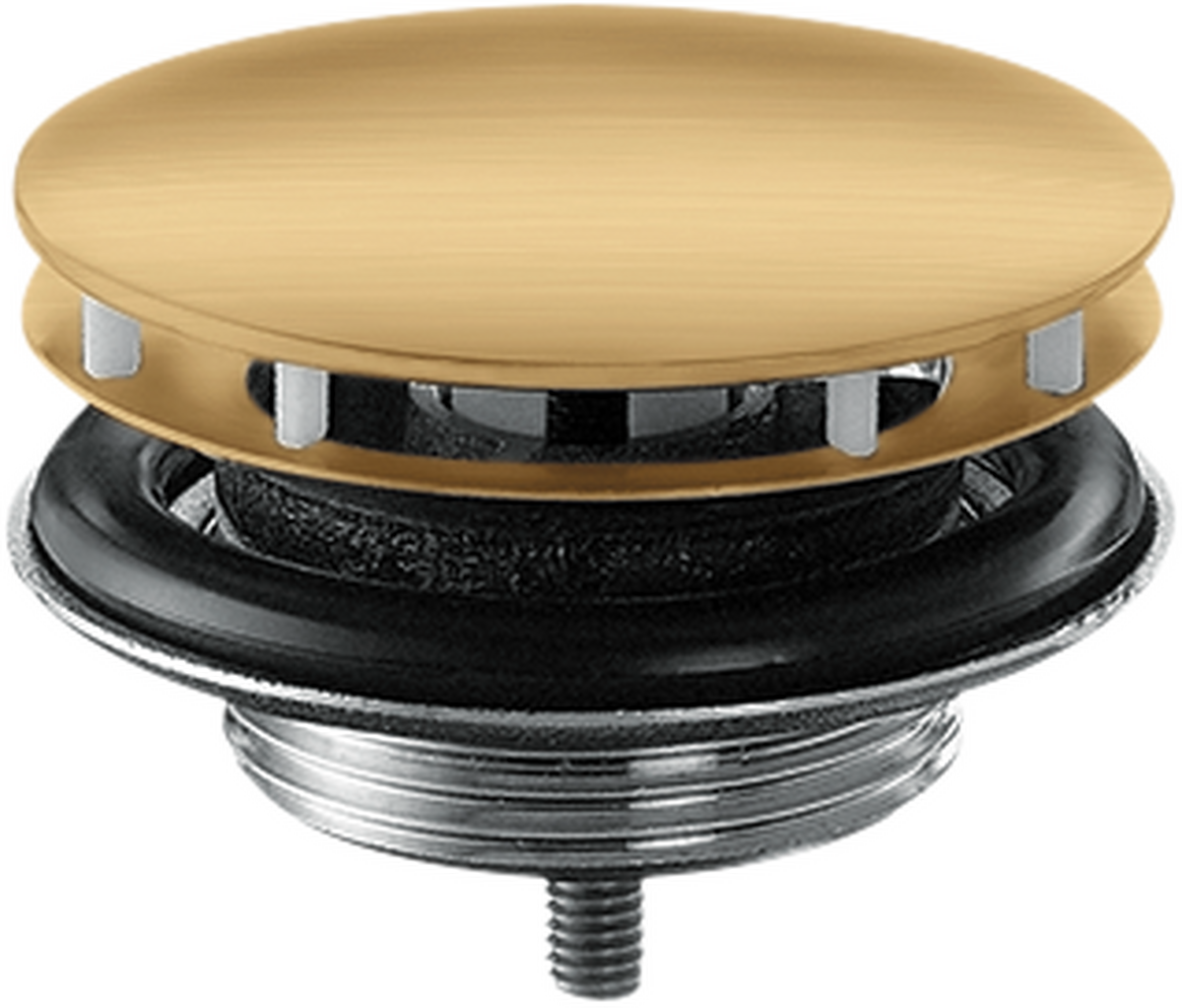HANSGROHE Nezamykatelný výsuvný odpad pro umyvadlo #51301250 - Brushed Gold Optic