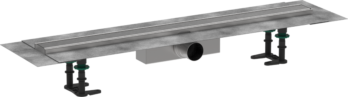 HANSGROHE RainDrain Compact Úplná sada sprchového žlabu 800 pro standardní instalaci #56178800 - kartáčovaná nerezová ocel