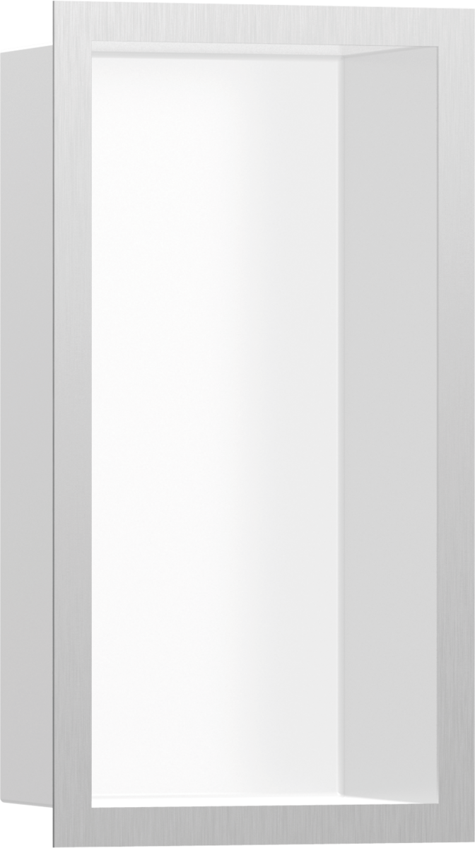 HANSGROHE XtraStoris Individual Stěnový výklenek matná bílá, s designovým rámem 300/150/100 #56096800 - matná bílá