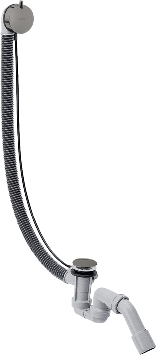 HANSGROHE Kompletní sada odtoku a přepadu pro speciální vany #58318330 - Leštěný černý chrom