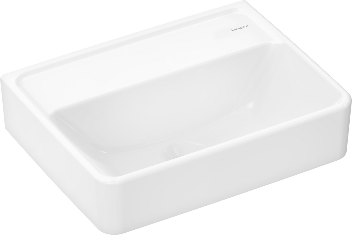 HANSGROHE Xanuia Q Umývátko 450/340 bez otvoru pro baterii a bez přepadu, SmartClean #61142450 - bílá