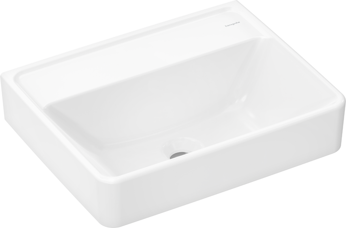 HANSGROHE Xanuia Q Umývátko 500/390 bez otvoru pro baterii a bez přepadu, SmartClean #61145450 - bílá