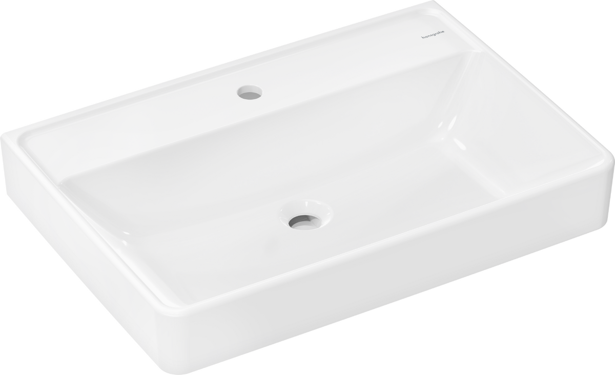 HANSGROHE Xanuia Q Umyvadlo 700/480 s otvorem pro baterii, bez přepadu #60223450 - bílá