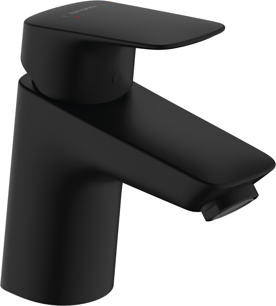 HANSGROHE Logis Páková umyvadlová baterie 70 s kovovou odtokovou soupravou s táhlem #71170670 - matná černá