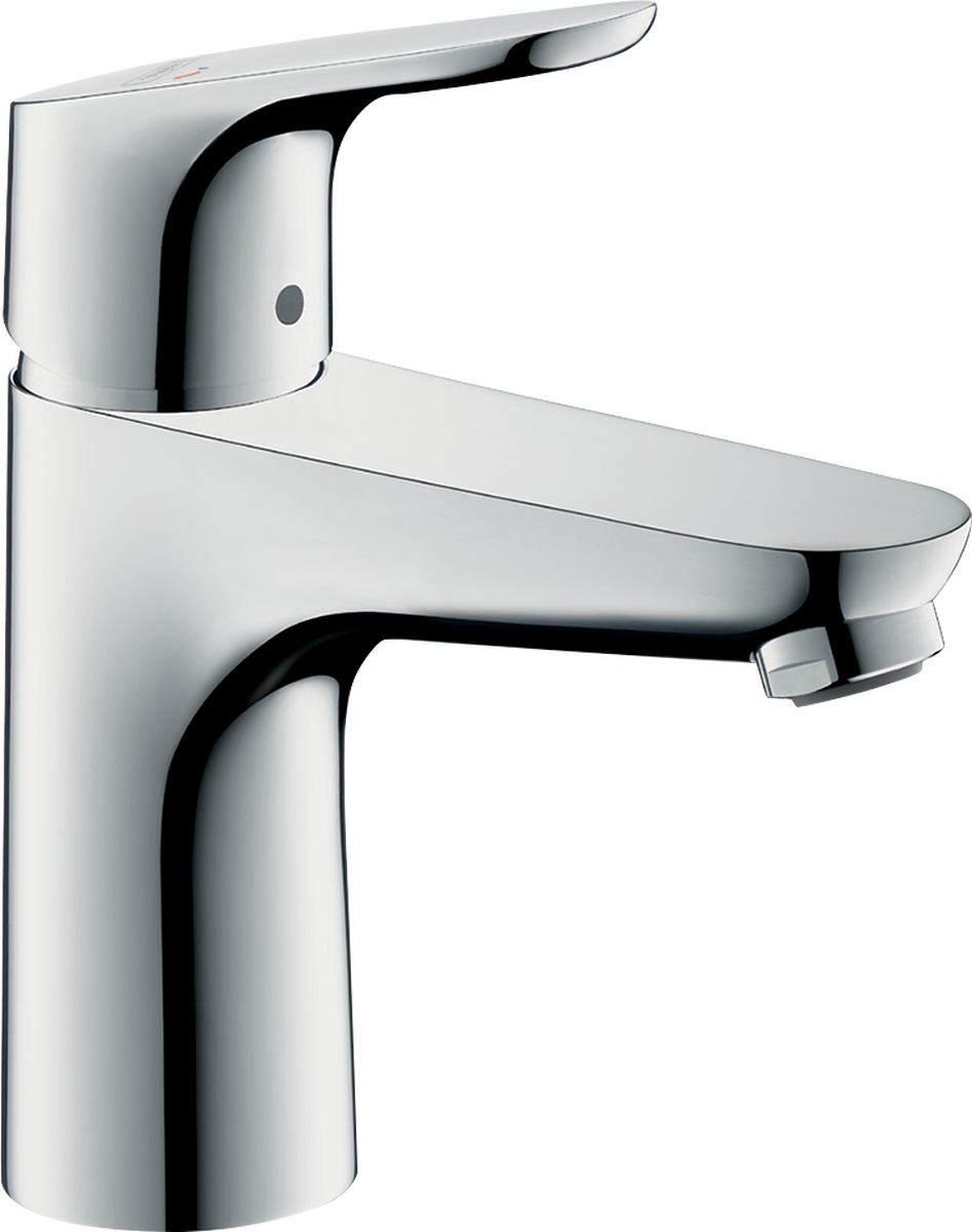 HANSGROHE Focus Páková umyvadlová baterie 100 CoolStart s odtokovou soupravou s táhlem #31621000 - chrom