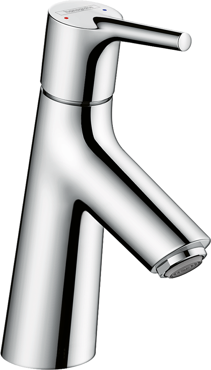 HANSGROHE Talis S Páková umyvadlová baterie 80 s odtokovou soupravou s táhlem #72010000 - chrom