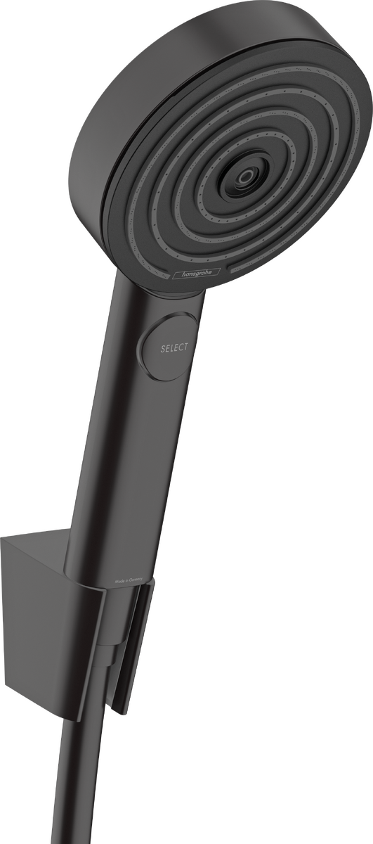 HANSGROHE Pulsify Select S Sada se sprchovým držákem 105 3jet Relaxation se sprchovou hadicí 125 cm #24302670 - matná černá