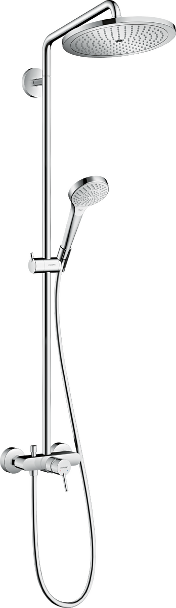 HANSGROHE Croma Select S Showerpipe 280 1jet s pákovou baterií #26791000 - chrom