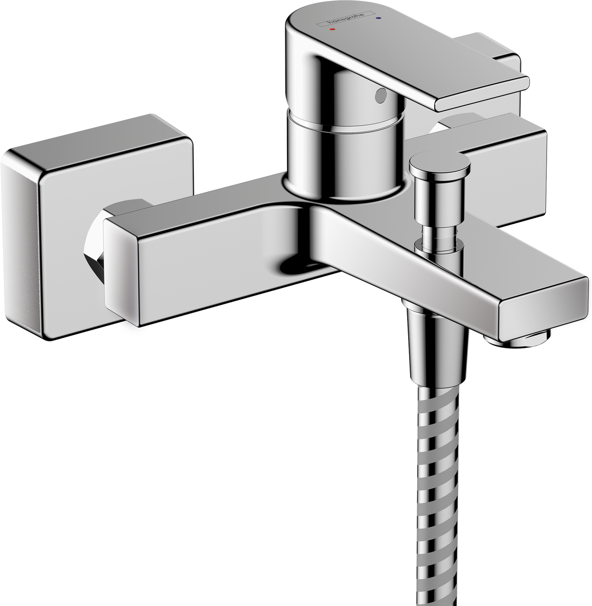 HANSGROHE Vernis Shape Páková vanová baterie na stěnu #71450000 - chrom